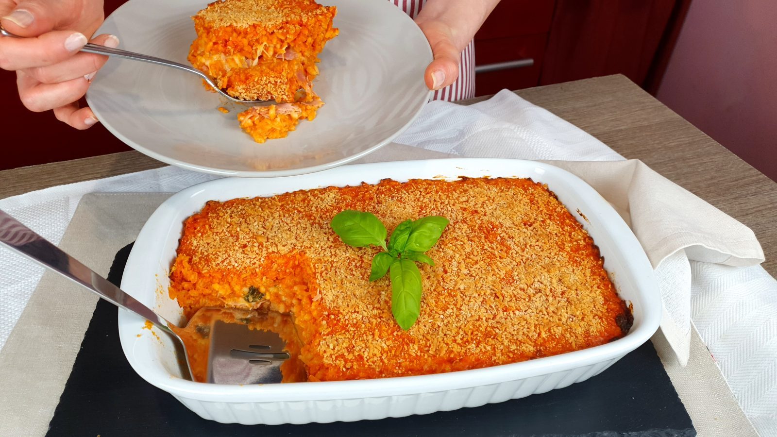 Sformato Di Riso Al Forno In Cucina Con Paolina