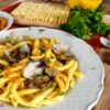 Busiate fatte in casa con le vongole